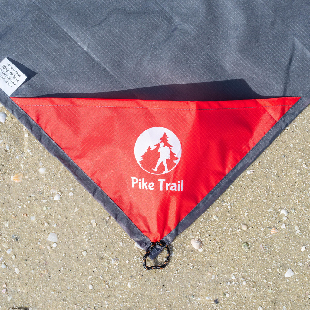 Pike Trail Pocket Beach Blanket (60 X 56) - Lightweight Sand Proof Picnic Blanket, Compact Outdoor Blanket, Waterproof Pocket Bl