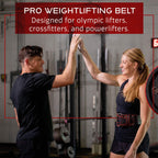 Dark Iron Fitness Weight Lifting Belt For Men & Women - 100% Leather Gym Belts For Weightlifting, Powerlifting, Strength Trainin