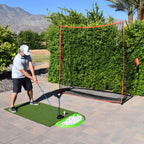 Gosports All-Weather Golf Ball Tray - 70 Ball Capacity - Compatible With All Hitting Mats - Black Or Green
