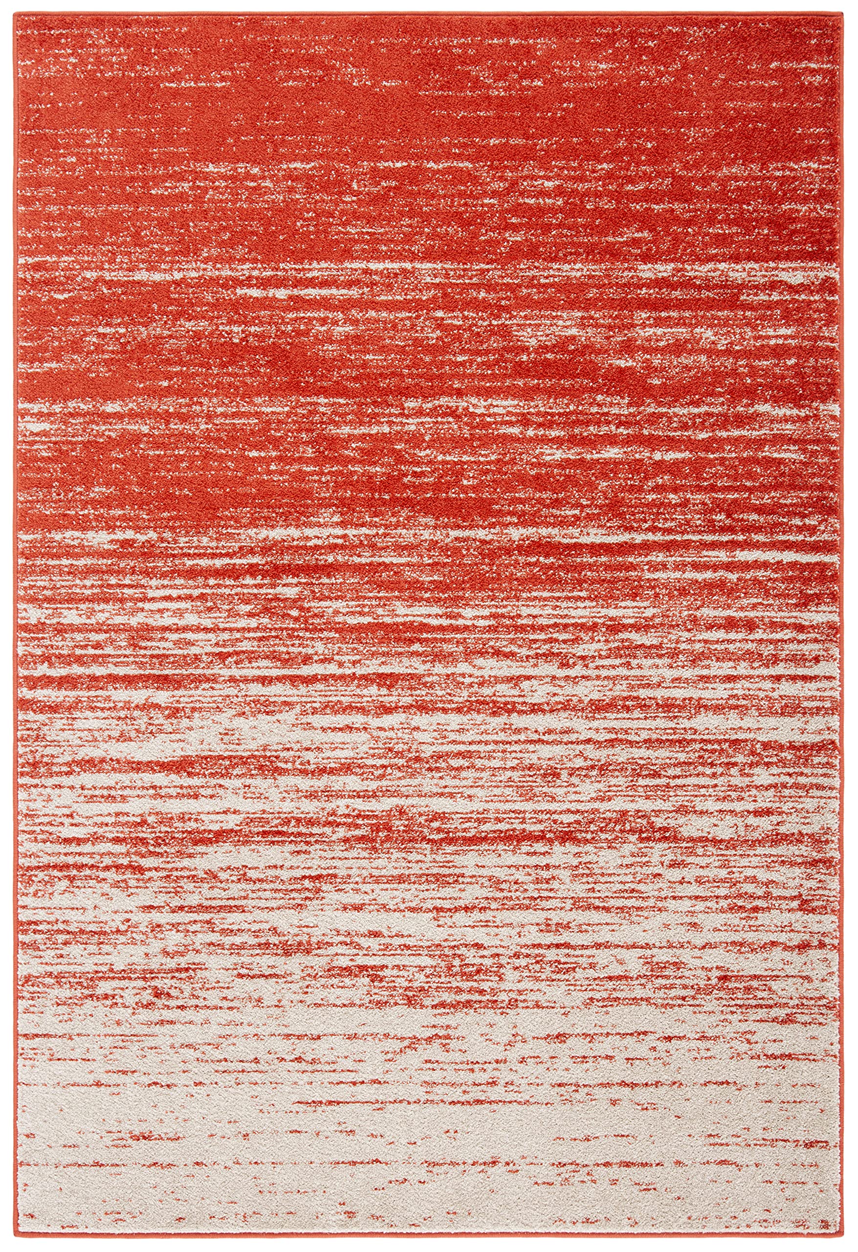 Safavieh Adirondack Collection 9 X 12 Orange  Grey Adr113P Modern Ombre Non-Shedding Living Room Bedroom Dining Home Office Area