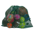 Handy Laundry Mesh Equipment Bag, Green - 32 x 36 - Adjustable, sliding drawstring cord closure. Perfect mesh bag for parent or 
