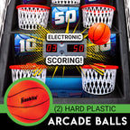 Franklin Sports Basketball Arcade Game - Table Top Bounce A Bucket Shootout Basketball Game - Indoor Electronic Basketball Gamer