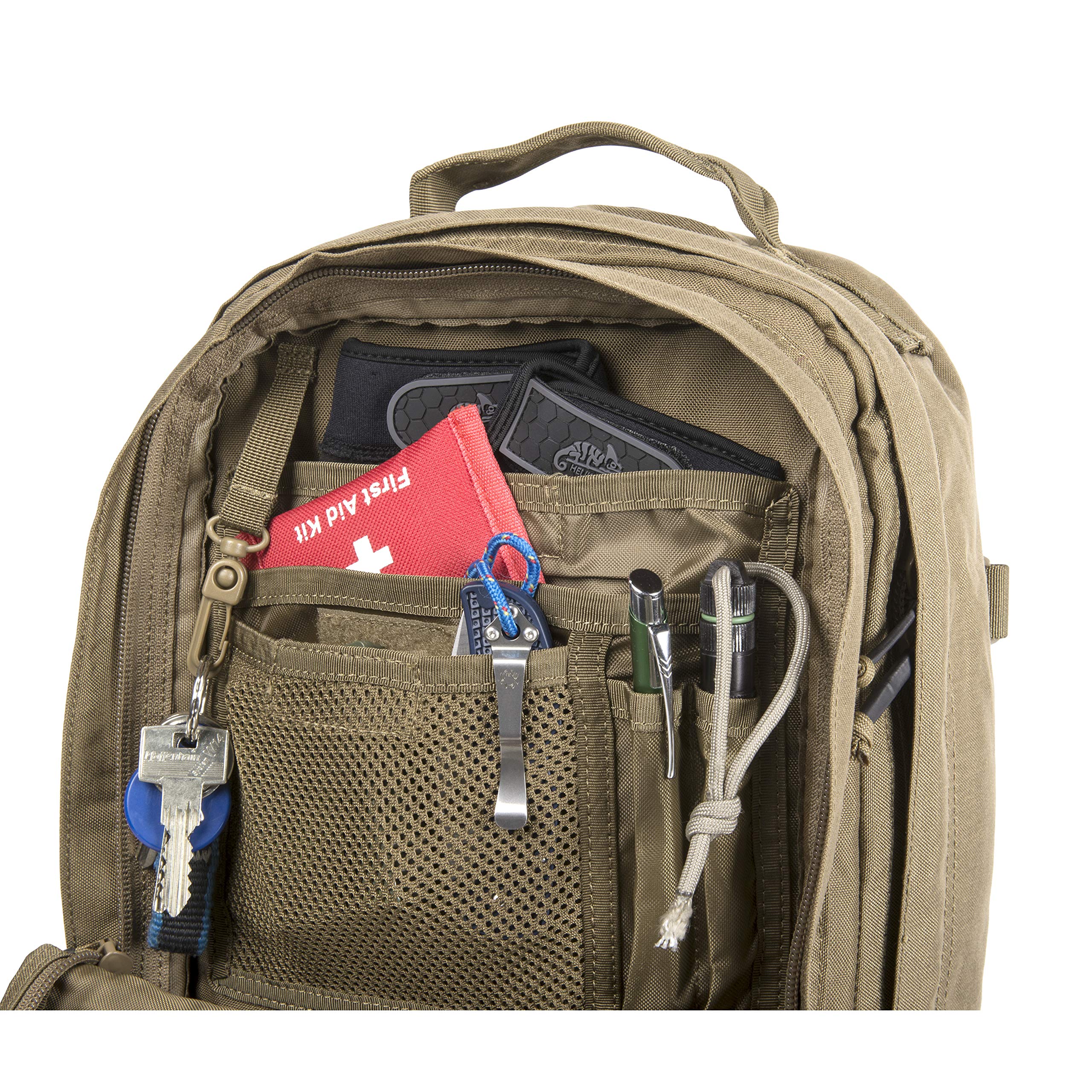 Helikon-Tex Raccoon Mk2 (20 L) Backpack - Corduraa Backpack (Black), Plain Colours, One Size
