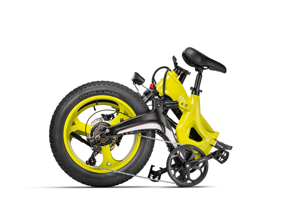 MIHOGO NX max Adult Electric Bicycle, 750W city ebike, 48V 12.8AH E-bike, 20-Fat Tire Foldable Electric Bike