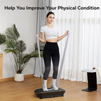 MERACH Vibration Plate Exercise Machine Whole Body Workout Power Vibrate Fitness Platform Vibration Weight Loss&Shaping