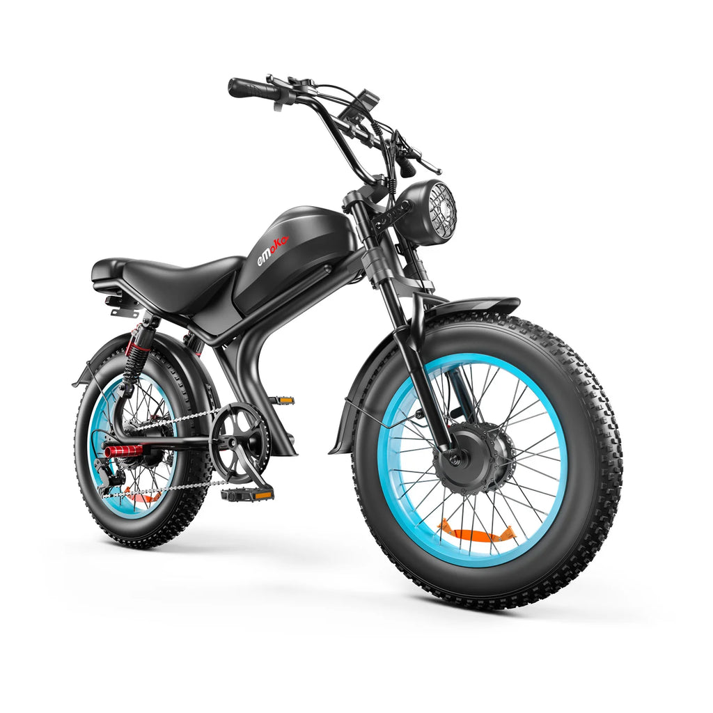 Emoko C93 adult E-bike 1000W*2 48V23Ah battery commute Electric Bike,20-inch Fat Tire E-Mountain bike