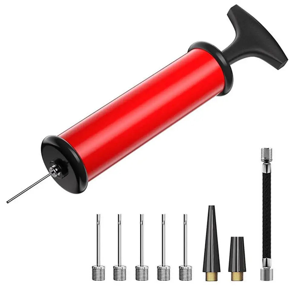 Flexible Hose Ball Pump Hand Pump Inflator Portable Basketball Pump Football Inflating with Pump Volleyball Hose Push Air