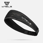 WRELS Fitness Headbands Ice Silk Workout Headband Cooling Forehead Wrap No-Slip Running Sweatband Moisture-wicking Hairband