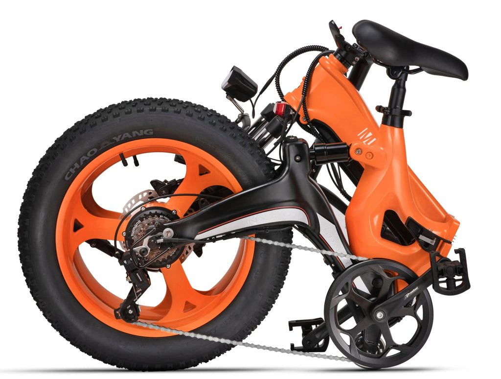 MIHOGO NX max Adult Electric Bicycle, 750W city ebike, 48V 12.8AH E-bike, 20-Fat Tire Foldable Electric Bike