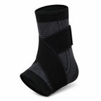 Adjustable Ankle Support Brace Compression Sleeve Wrap Strap Breathable Knit Stabilizer for Sports Running Training Adult Unisex