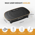 MERACH Vibration Plate Exercise Machine Whole Body Workout Power Vibrate Fitness Platform Vibration Weight Loss&Shaping