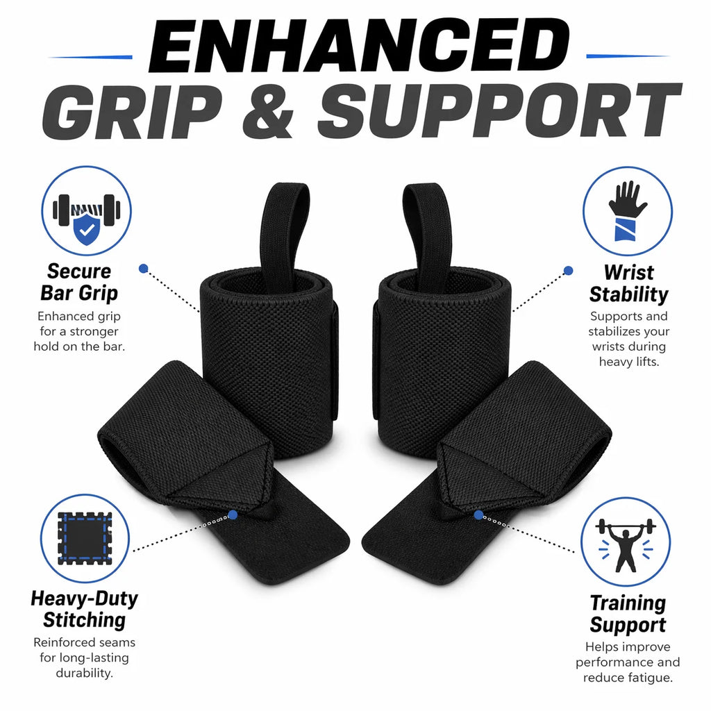 Sports And Fitness Wrist Guard, Weightlifting Wrist Strap, Thumb Ring Strap, Power Strap, Wrist Wrap Elastic Bandage, Universal