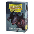 Dragon Shield Outer Sleeves - Matte Black 100 CT - Card Sleeves - Smooth & Tough - Compatible with Pokmon, Magic The Gathering C