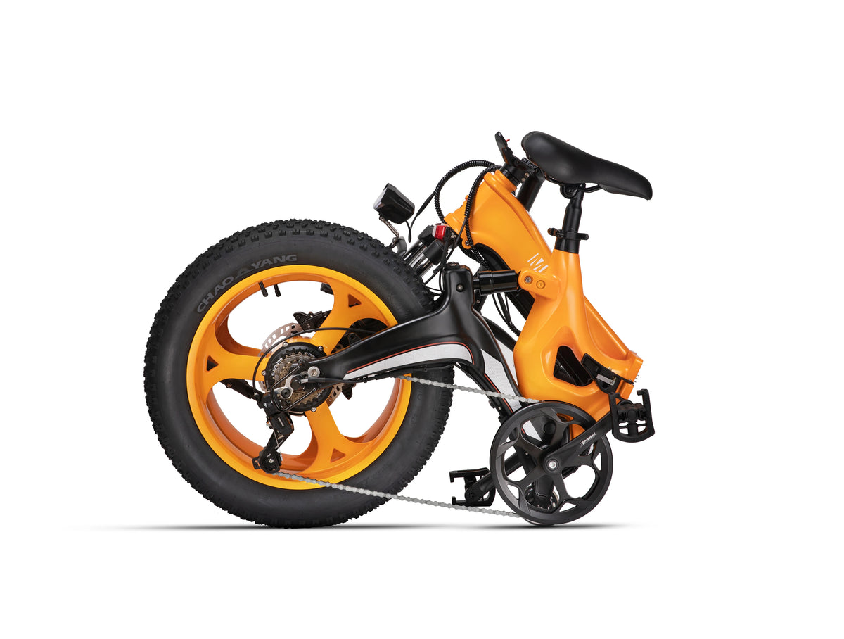 MIHOGO NX max Adult Electric Bicycle, 750W city ebike, 48V 12.8AH E-bike, 20-Fat Tire Foldable Electric Bike