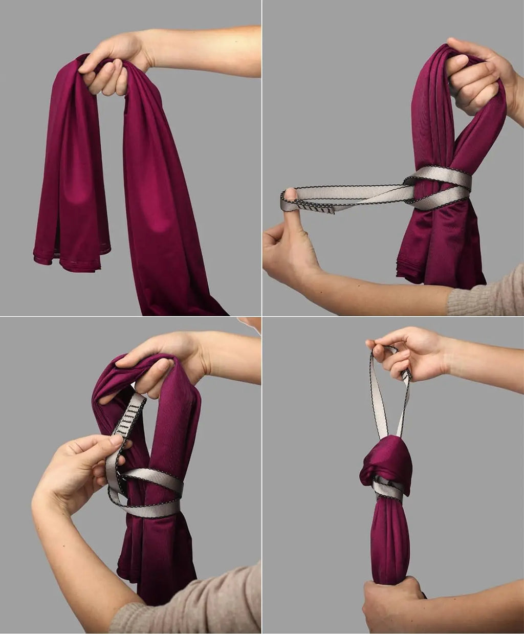 2 Pcs Daisy Chain Hanging Rope 16mm Nylon Sling Runners Personal Anchor System Form Outdoor ,Swing,Yoga hammock