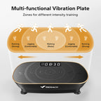 MERACH Vibration Plate Exercise Machine Whole Body Workout Power Vibrate Fitness Platform Vibration Weight Loss&Shaping