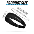 WRELS Fitness Headbands Ice Silk Workout Headband Cooling Forehead Wrap No-Slip Running Sweatband Moisture-wicking Hairband