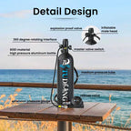 TUDIVING-2L Portable Scuba Tank Support 30-45 Minutes Breath,Refillable Diving Tank for Underwater Works