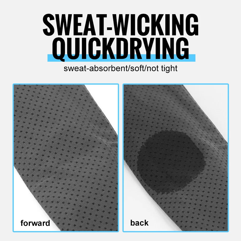 WRELS Fitness Headbands Ice Silk Workout Headband Cooling Forehead Wrap No-Slip Running Sweatband Moisture-wicking Hairband