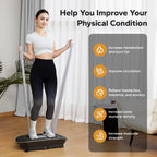 MERACH Vibration Plate Exercise Machine Whole Body Workout Power Vibrate Fitness Platform Vibration Weight Loss&Shaping