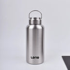 1pc Large Capacity Stainless Steel Sport Water Bottle Single-layer Rugged Water Cup Metal Bottle Drinkware Camping Sports Gym