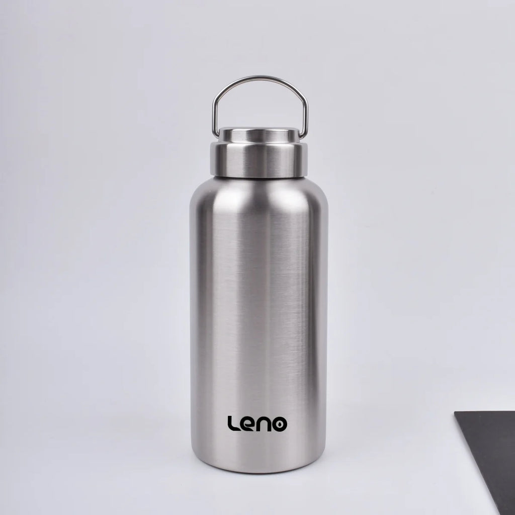 1pc Large Capacity Stainless Steel Sport Water Bottle Single-layer Rugged Water Cup Metal Bottle Drinkware Camping Sports Gym