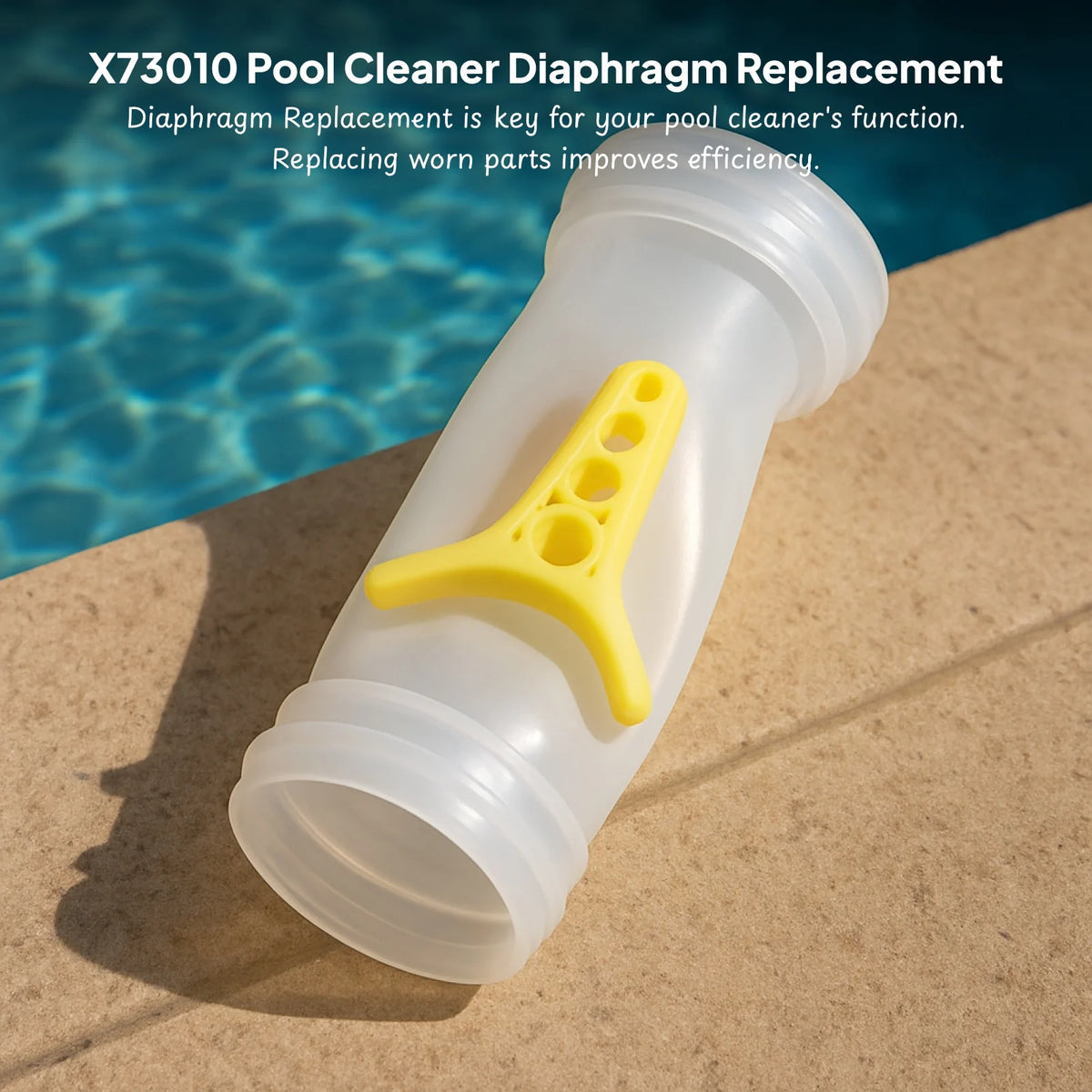 Pool Cleaner Diaphragm X73010 Pool Cleaner Replacement Parts Flexible Accessory  Easy to Install Diaphragm
