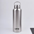 1pc Large Capacity Stainless Steel Sport Water Bottle Single-layer Rugged Water Cup Metal Bottle Drinkware Camping Sports Gym