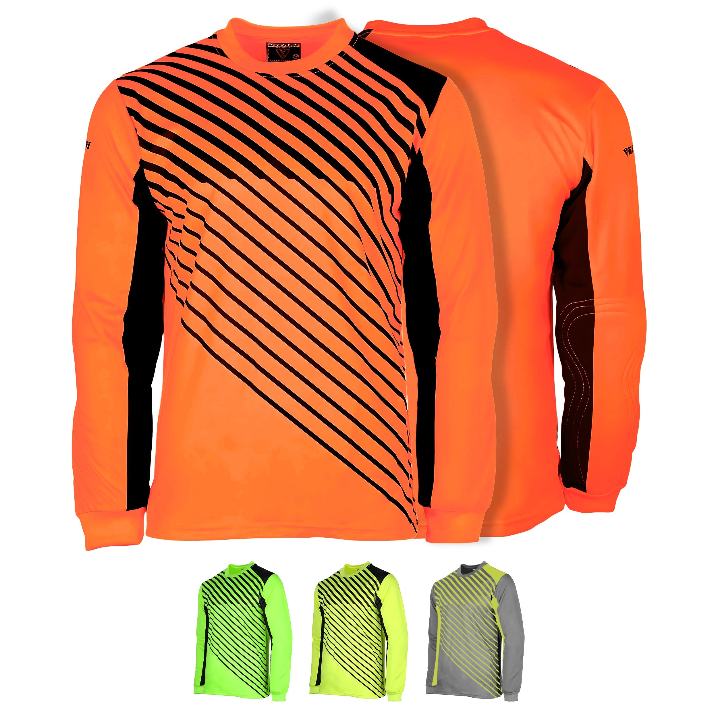 Vizari Arroyo Long Sleeve Goalkeeping Jersey – Orange/Navy