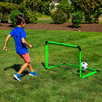 Franklin Sports Kids Mini Soccer Goal Set - Backyard/Indoor Mini Net + Ball Set With Pump - Portable Folding Youth Goal Set - 36