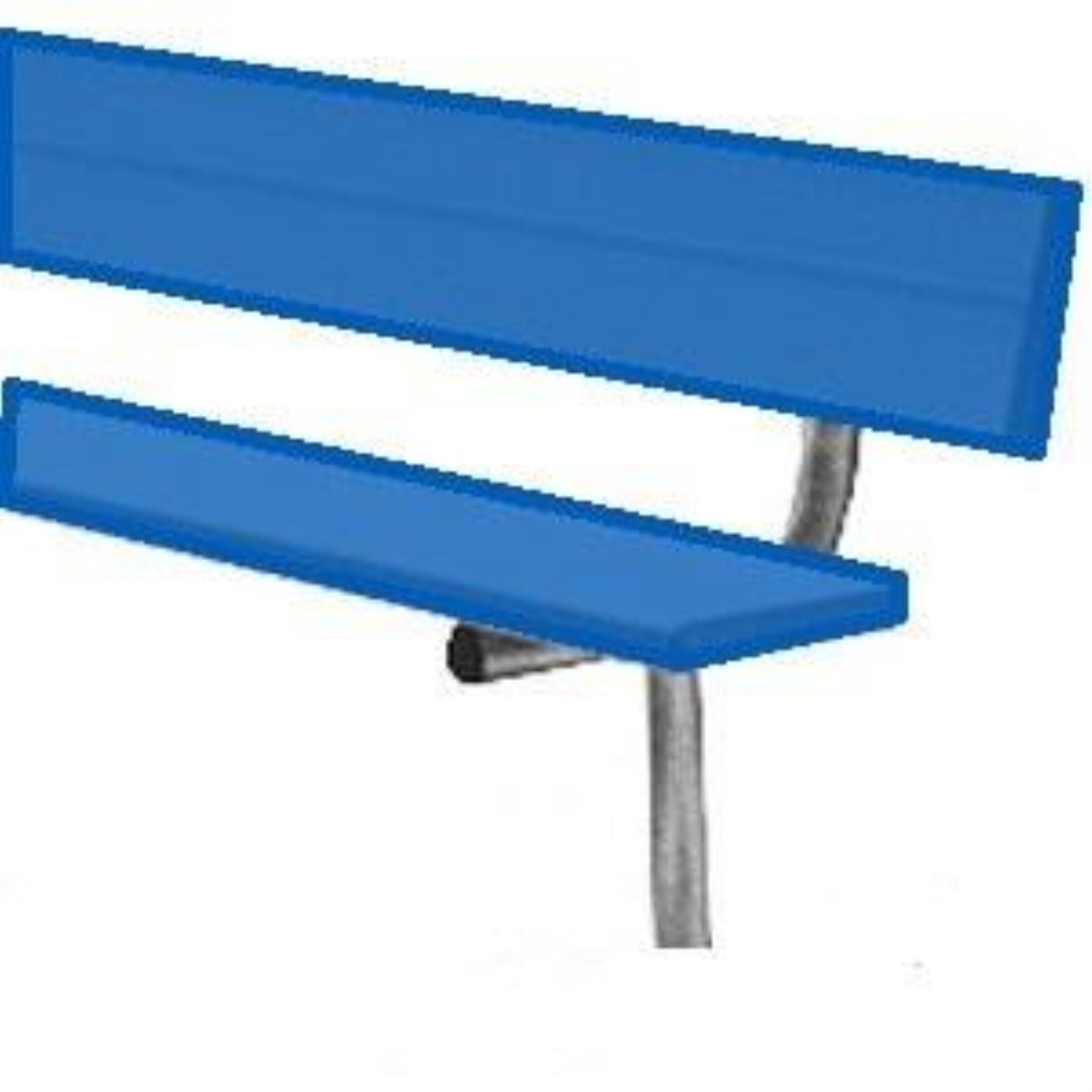 21 Permanent Bench w/back (colored)