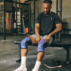 Bear KompleX Knee Sleeves - Lightning with REVERSIBLE Blue