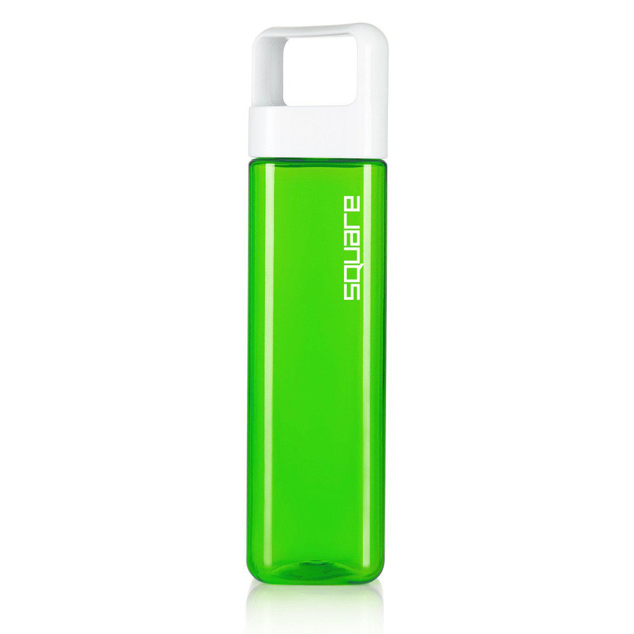 The Square - One Cap-Tritan Square-Clean Bottle-Green-BPA -free-Water Bottle-Clean Bottle