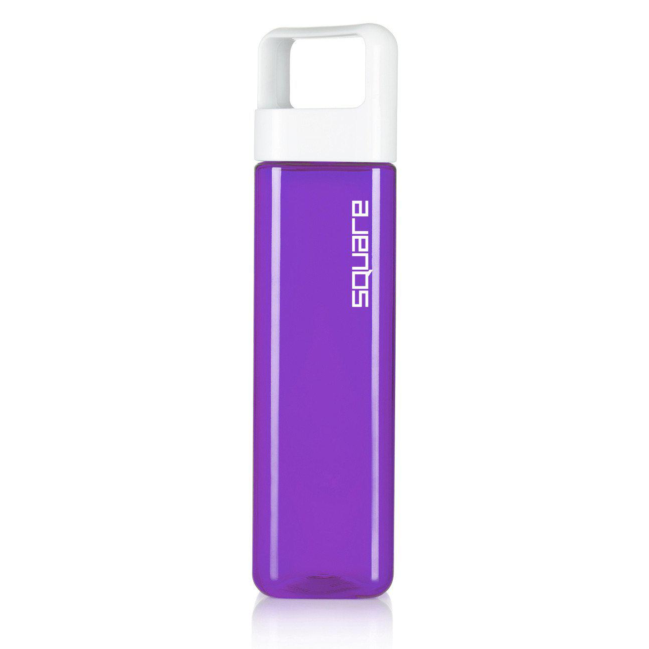 The Square - One Cap-Tritan Square-Clean Bottle-Purple-BPA -free-Water Bottle-Clean Bottle