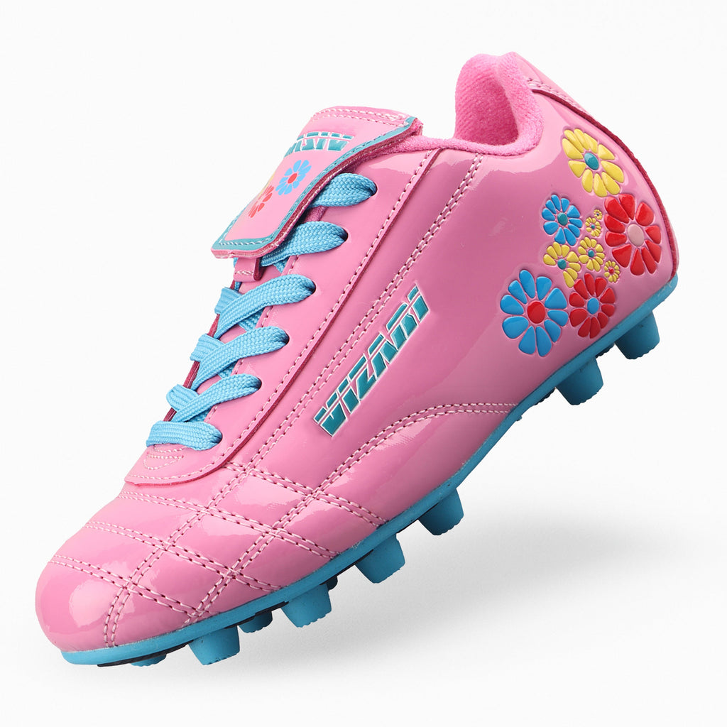 Blossom Firm Ground Soccer Shoes-Pink/Blue - Vizari Sports