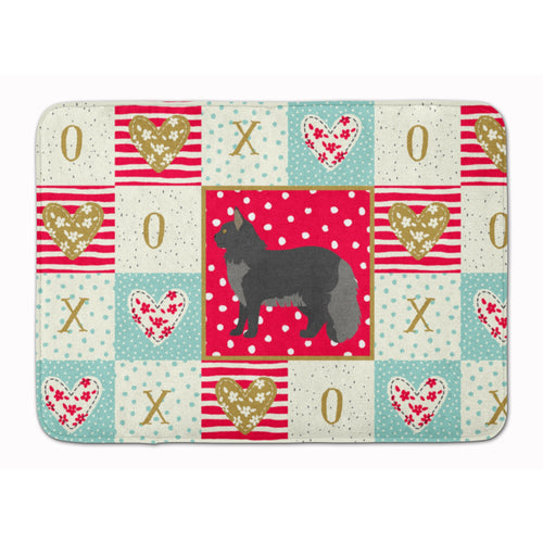 'Caroline'S Treasures Maine Coon #2 Cat Love Machine Washable Memory Foam Mat Doormats, Multicolor''