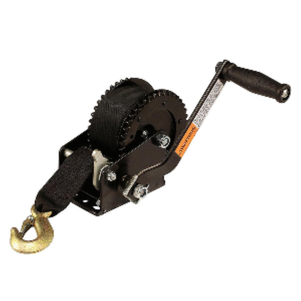 Attwood 2000 Lb Dual Drive Winch With 2'' X 20' Strap