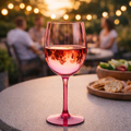 Red Cup Living 14oz Stemmed Plastic Wine Glasses, Reusable Shatterproof Wine Cups
