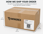 SwingRex 10x7 Golf Practice Net – Golf Hitting Net for Backyard & Garage