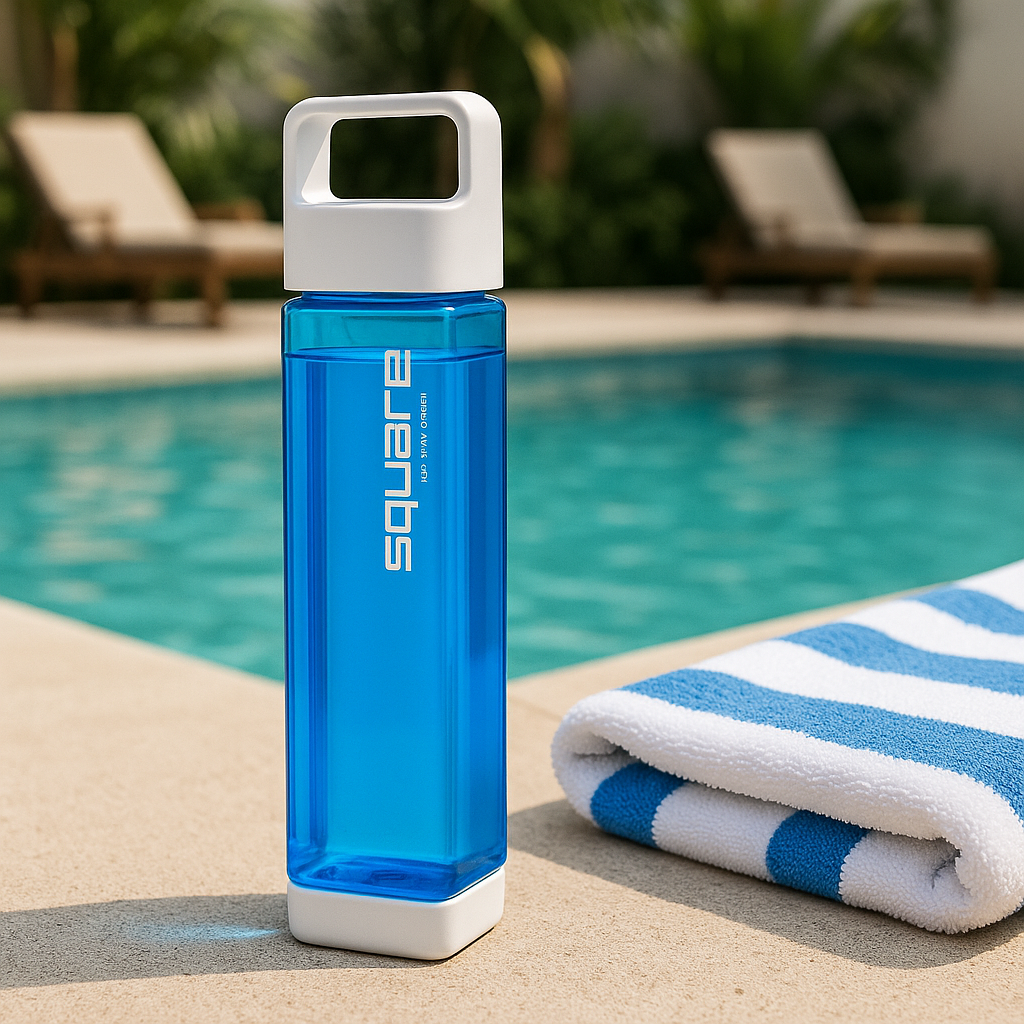 The Square Bottle – Leak-Proof, Easy-Clean Hydration with Patented Design dual cleaning