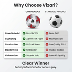 Vizari Comet Red Soccer Ball
