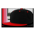 Decky 7011-Blkred Youth Snapback Caps, Black & Red
