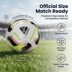 Vizari Eclipse NFHS Size 5 Yellow Soccer Ball