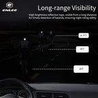 ENLEE Bicycle Reflective Stickers for Enhanced Safety - Bike Wheel Reflectors and Bicycle Stickers for Maximum Visibility E238