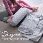 Organic Cotton Yoga Bolster Set with Carry Bag