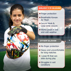 Galaxy F.P. Goalkeeping Glove-Black/Orange - Vizari Sports