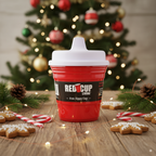 RedCupLiving 8oz BPA-Free Toddler Sippy Cup with Handle & Leak-Proof Lid