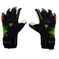 Junilla Goalkeeper Gloves with Finger Protection - Black/White - Vizari Sports