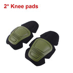 Tom's Hug G2 G3 Frog Suit Knee Pads Tactical Elbow Support Paintball Airsoft Kneepad Interpolated Knee Protector Set