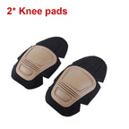 Tom's Hug G2 G3 Frog Suit Knee Pads Tactical Elbow Support Paintball Airsoft Kneepad Interpolated Knee Protector Set